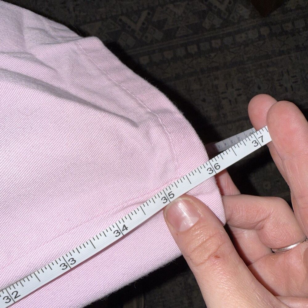 Vintage Polo Ralph Lauren Pink Pleated Palm Desert Pant Ivy League NOS 33x36 - Picture 15 of 16